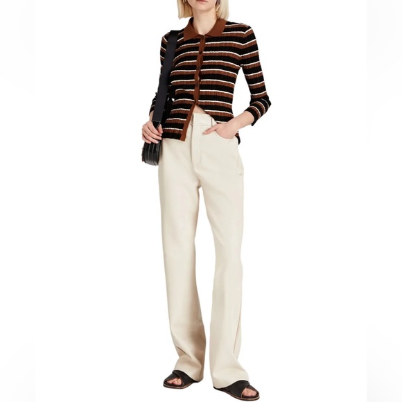 A.L.C. Denim - NWT A.L.C. Christopher Faux Leather Leg Pants Size 2